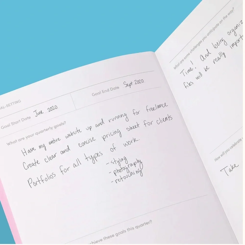 Poketo  Quarterly Planner - Blue
